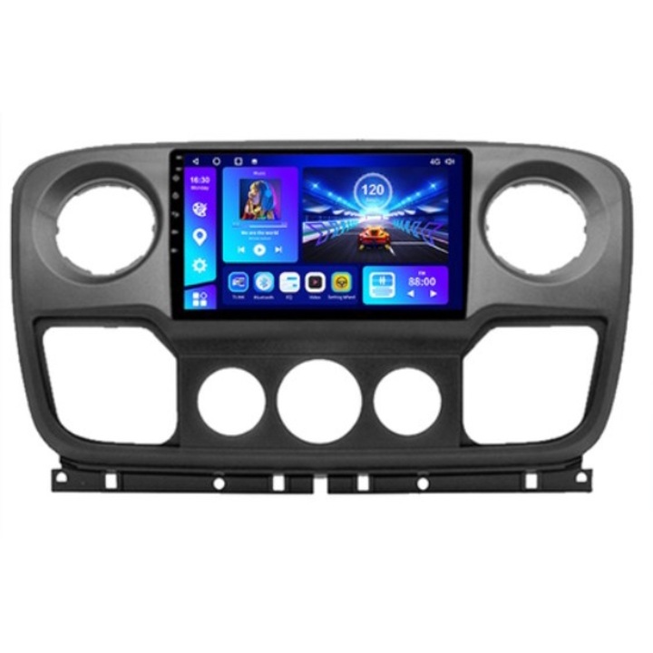 Multimédia navigációval ZT, RENAULT MASTER / OPEL MOVANO / NISSAN NV400 2010-2021-hez – 10.1", 8+8+64, 9523