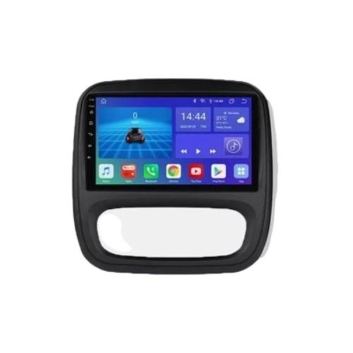 Radio auto cu navigatie GPS, ecran tactil 9", Android 12, 3GB RAM, 64GB ROM, WiFi, 4G, Bluetooth, fara CD/DVD, pentru Opel