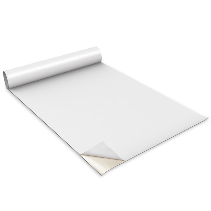 Öntapadó fólia, Wallfluent, Fehér, 100x50 cm, matrica, bútor