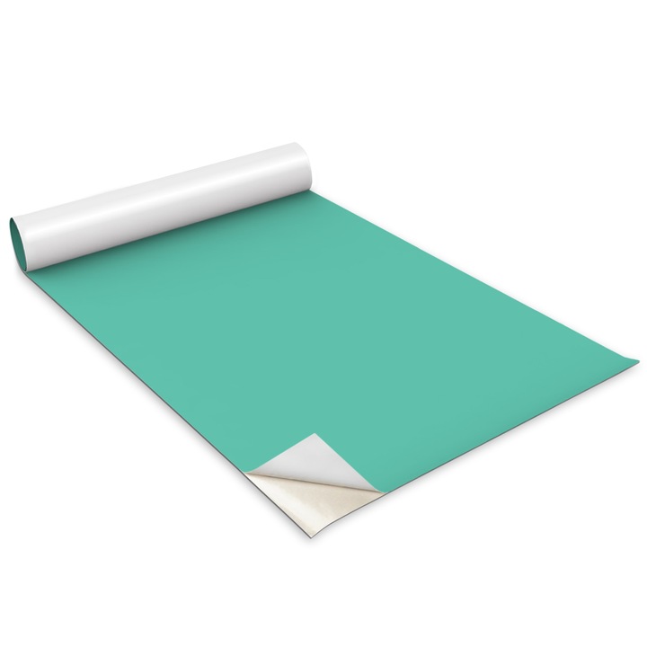 Öntapadó fólia, Wallfluent, Türkiz, 100 x 50 cm, matrica, bútor