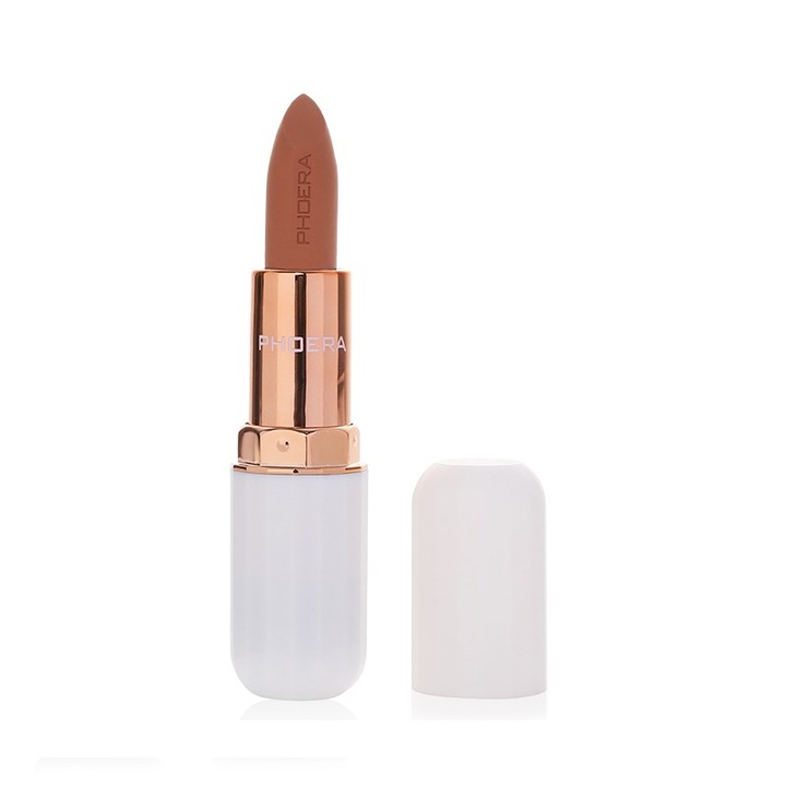Ruj mat Phoera absolute matte lipstick 3, 8 gr rezistent la transfer Nude 102