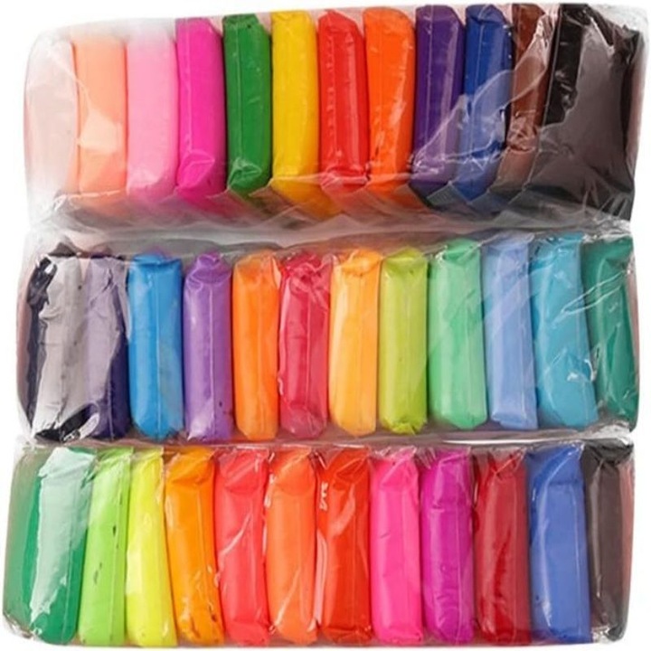 Set 36 de culori de argila de styling, 3 ani+, Multicolor