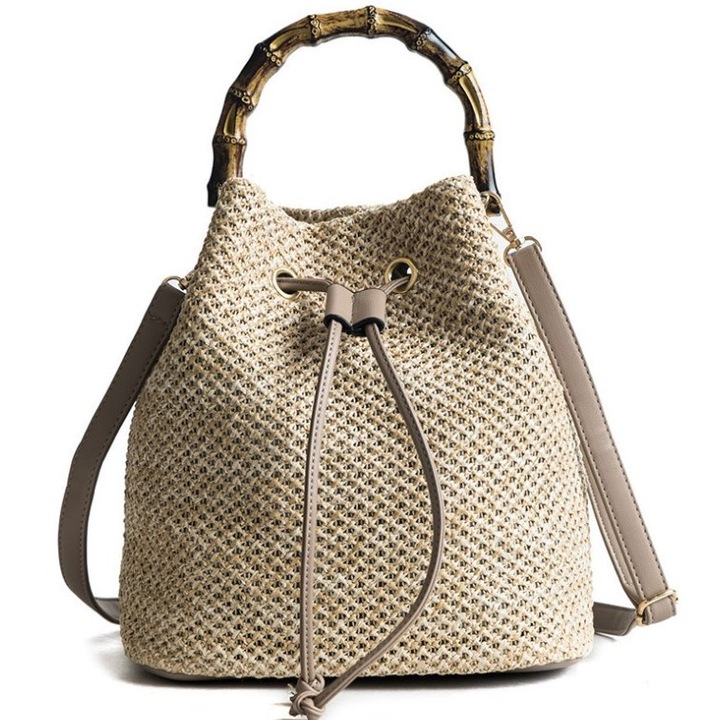 Geanta dama Freeland B1032, Paie 100% lucrata manual, Bej