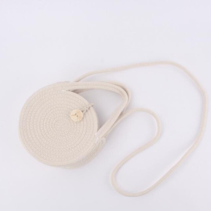 Geanta dama Freeland B1035, Paie, Alb