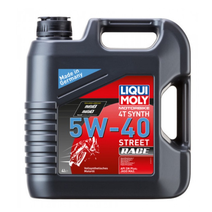 Ulei motor Liqui Moly Motorbike 4T 5W-40 Street Race, 4L