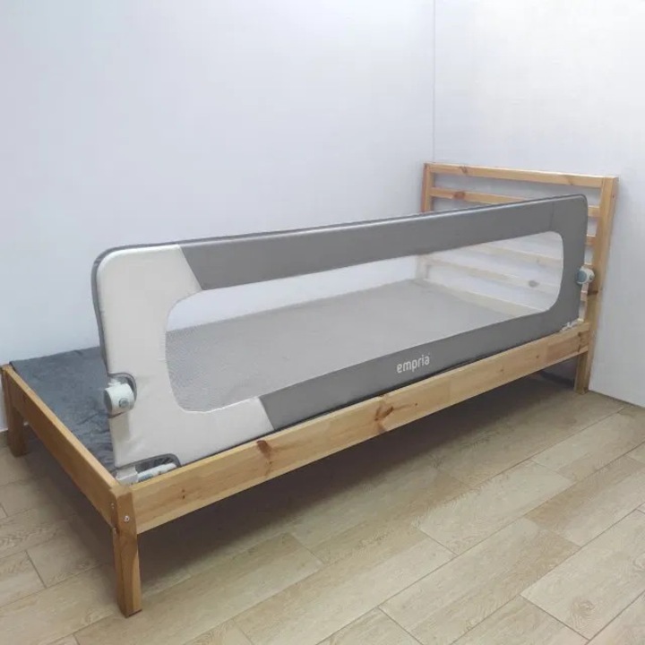 Pachet cu 2 Bariere protectie pat copii, Rabatabile, pat de 160x200 cm