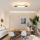 Plafoniera Led, Toolight, Aluminiu, 220V, 30W, Dimensiune 40*12cm, Ovala, Lumina Calda, Negru/Alb