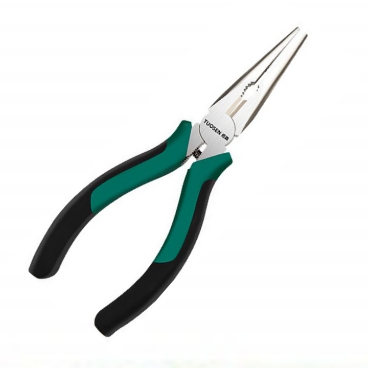 Cleste nas lung ascutit, semirotund, enkourakoko®, 165 mm, Verde