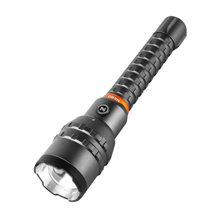 Фенер Nebo Professional, анодизиран алуминий, IP67, 12000 lm, Li-Ion батерия, USB-C, Power Bank функция