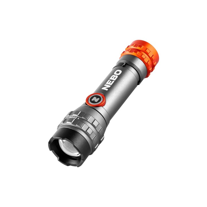 Фенер Nebo Professional, анодизиран алуминий, IPX4, 450 lm, магнитна основа, Li-Ion