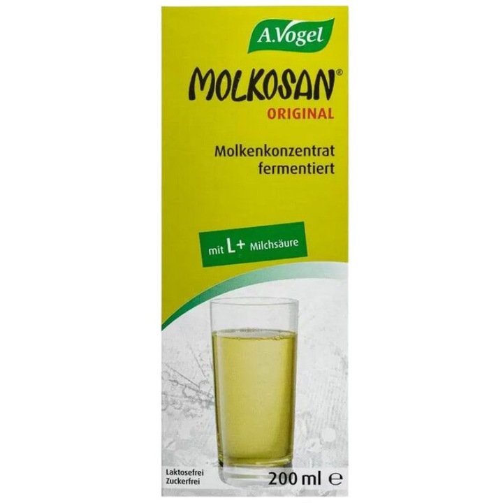 Ser tratament pentru ten, A.VOGEL, Acid lactic, Molkosan Original, 200 ml