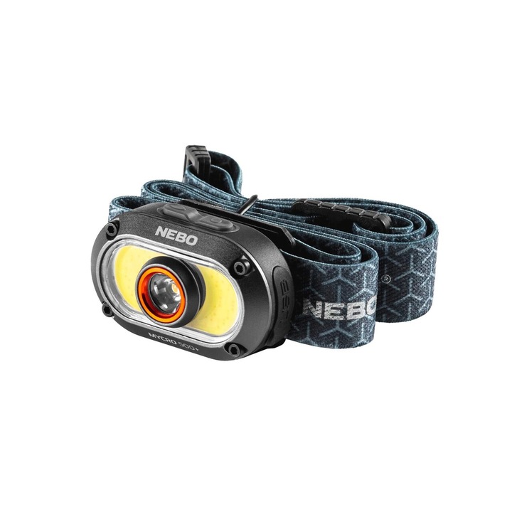 Челник Nebo IPX4, Акумулатор, 500 lm, USB-C