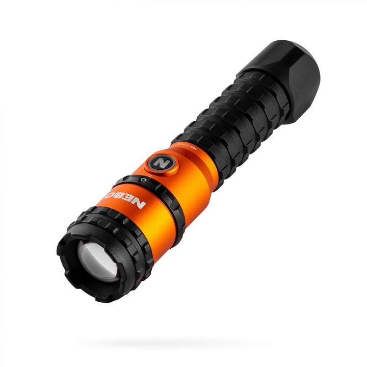Фенер Nebo Professional, анодизиран алуминий, IP67, 3000 lm, Li-Ion батерия, USB-C, магнитна опора