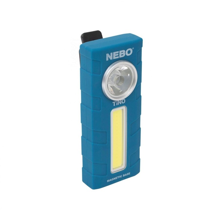Фенер Nebo Professional, магнитна основа и кука, 300 lm, 3 x AAA