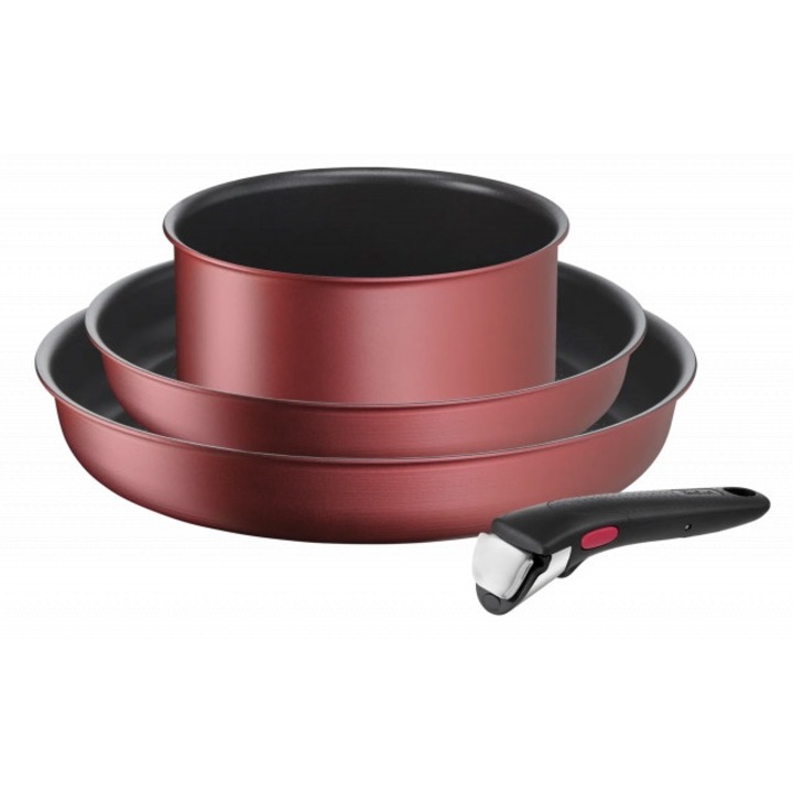 Комплект съдове Tefal Ingenio Daily Chef L3989302, 16-26см, 4 части, индукция