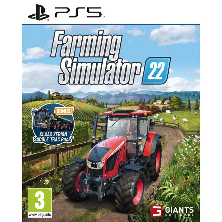 Farming Simulator 22 (Angol borító, választható magyar nyelv) (PS5)