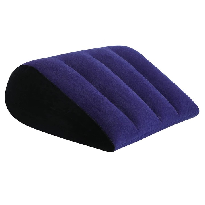 Háromszög alakú felfújható párna, Szexuális játékok, Kék, Nybgyy