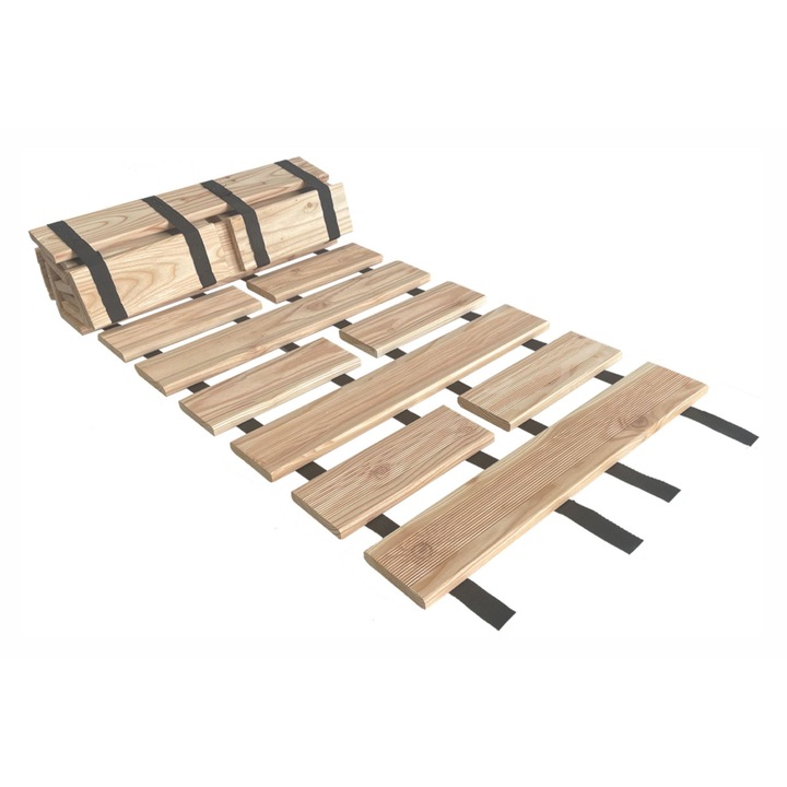 Poteca de gradina din lemn, alee, podest, 50 x 600 cm, neimpregnata