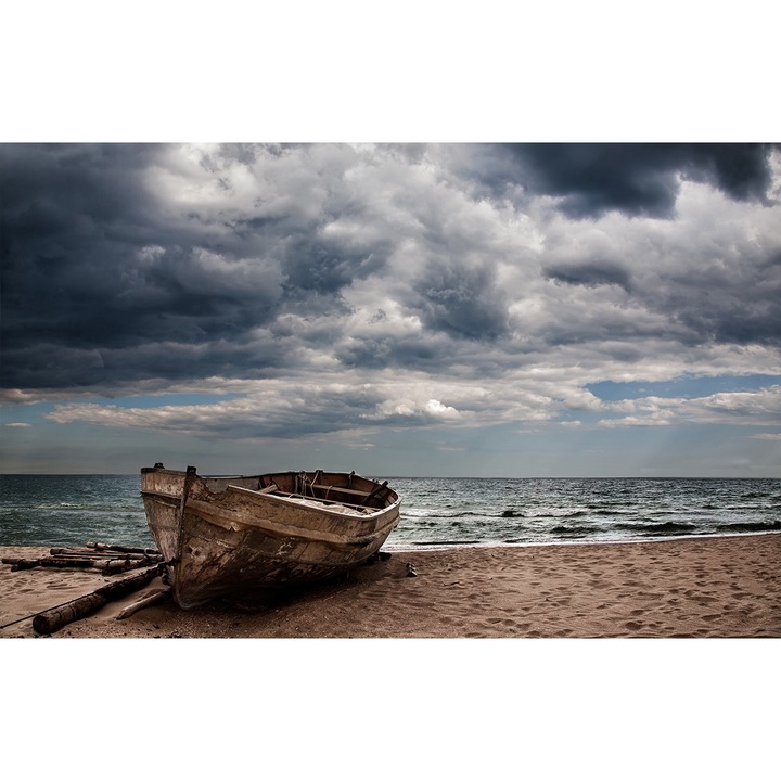 Falikép, PoStar, F169, csónak, 400x254cm, tarka