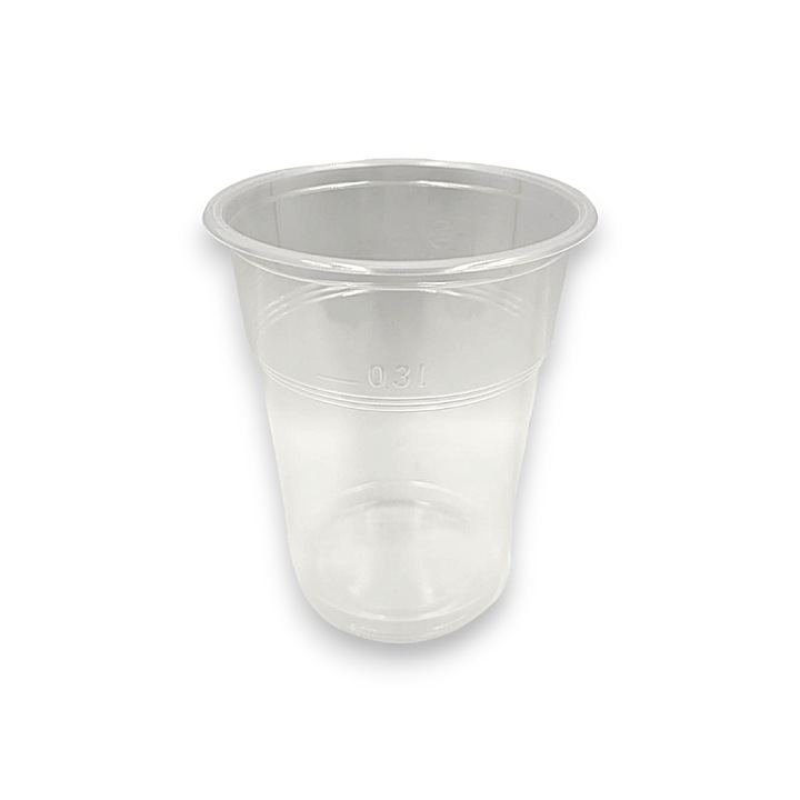 Pahar transparent 300 ml, 100 buc/set