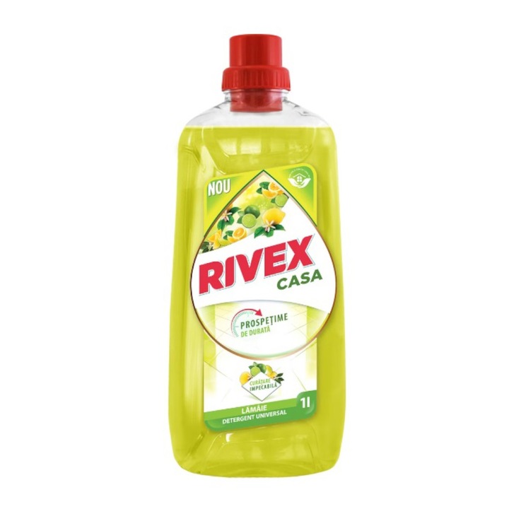Set 4 x Detergent Universal pentru Suprafete Rivex Casa, Lamaie, 1 l