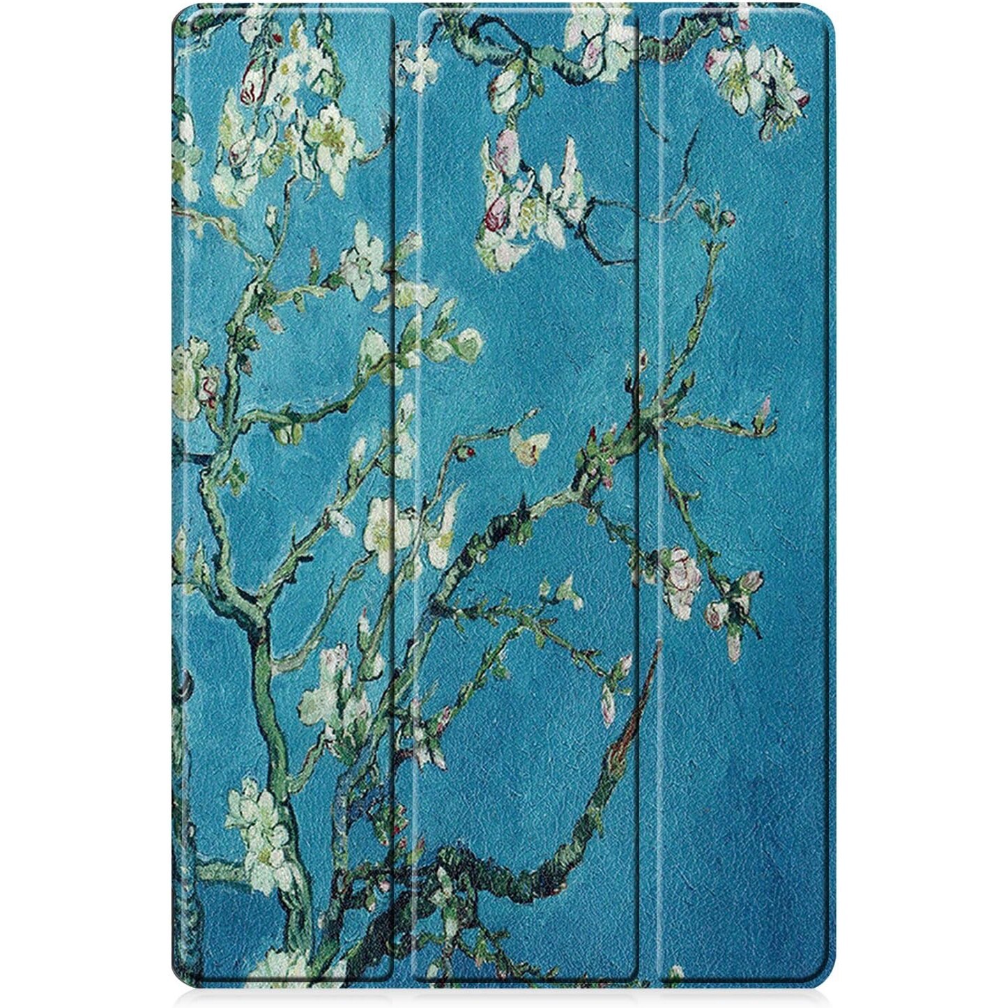 Husa pentru Samsung Galaxy Tab S10 Ultra, S9 Ultra, S8 Ultra, 14.6 inch, Ultra-Light / Slim tip stand, cu functie sleep/wake-up si slot pentru stylus, Smart Cover, model Painted Tree, Sigloo