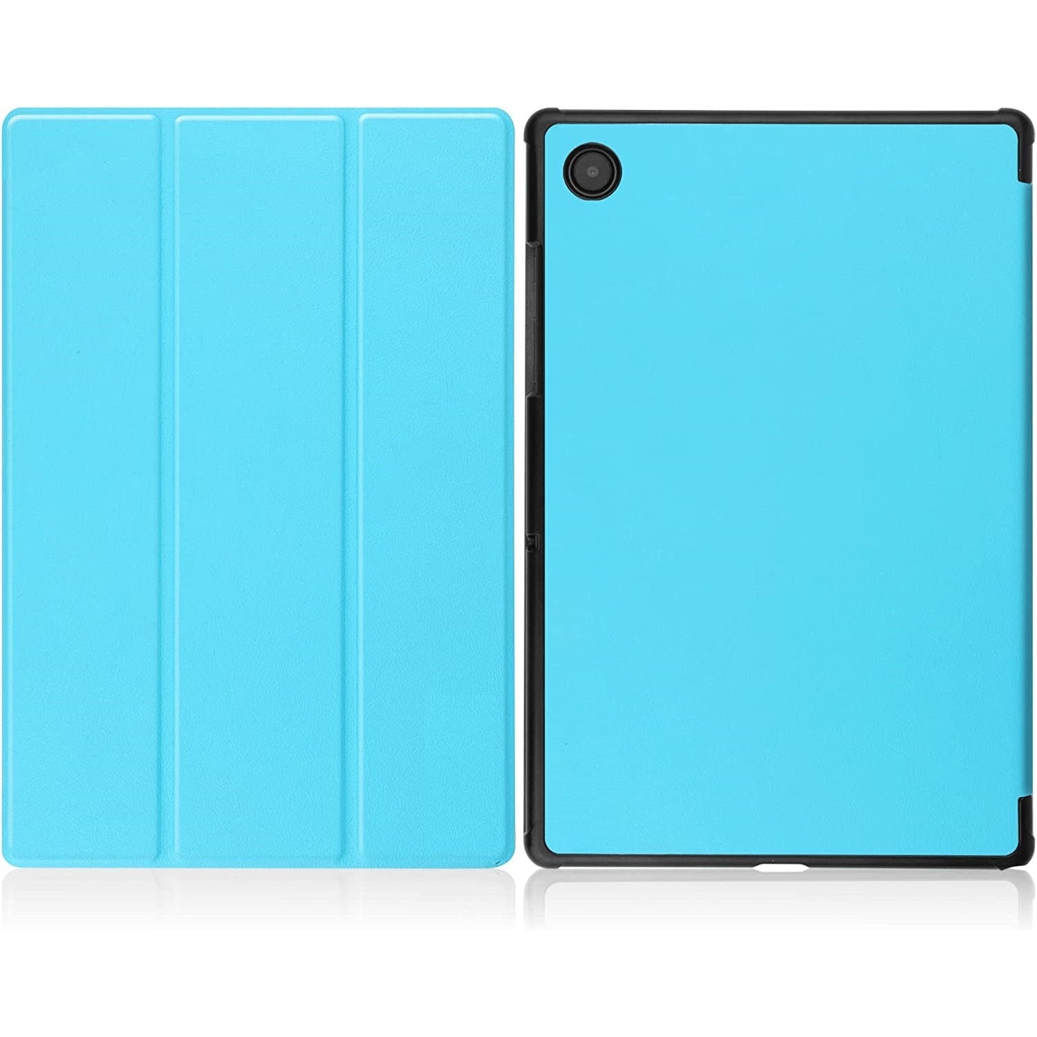 Husa pentru Samsung Galaxy Tab S10 Ultra, S9 Ultra, S8 Ultra, 14.6 inch, Ultra-Light / Slim tip stand, cu functie sleep/wake-up si slot pentru stylus, Smart Cover, model Light Blue, Sigloo
