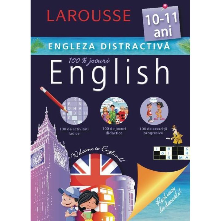 Engleza distractiva 10-11 ani-Larousse