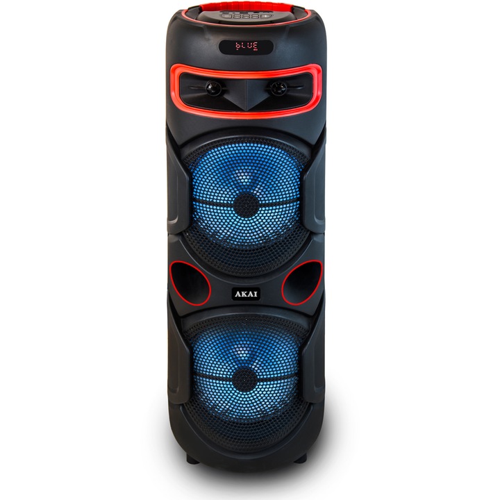 Преносима колона Akai Party Speaker 300, 50W, радио, USB, micro-SD, черна