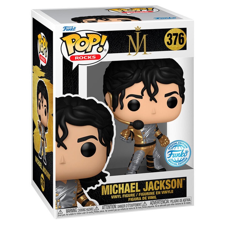 Michael Jackson Funko POP! Rocks Vinyl Figura - History Tour 9 cm #376