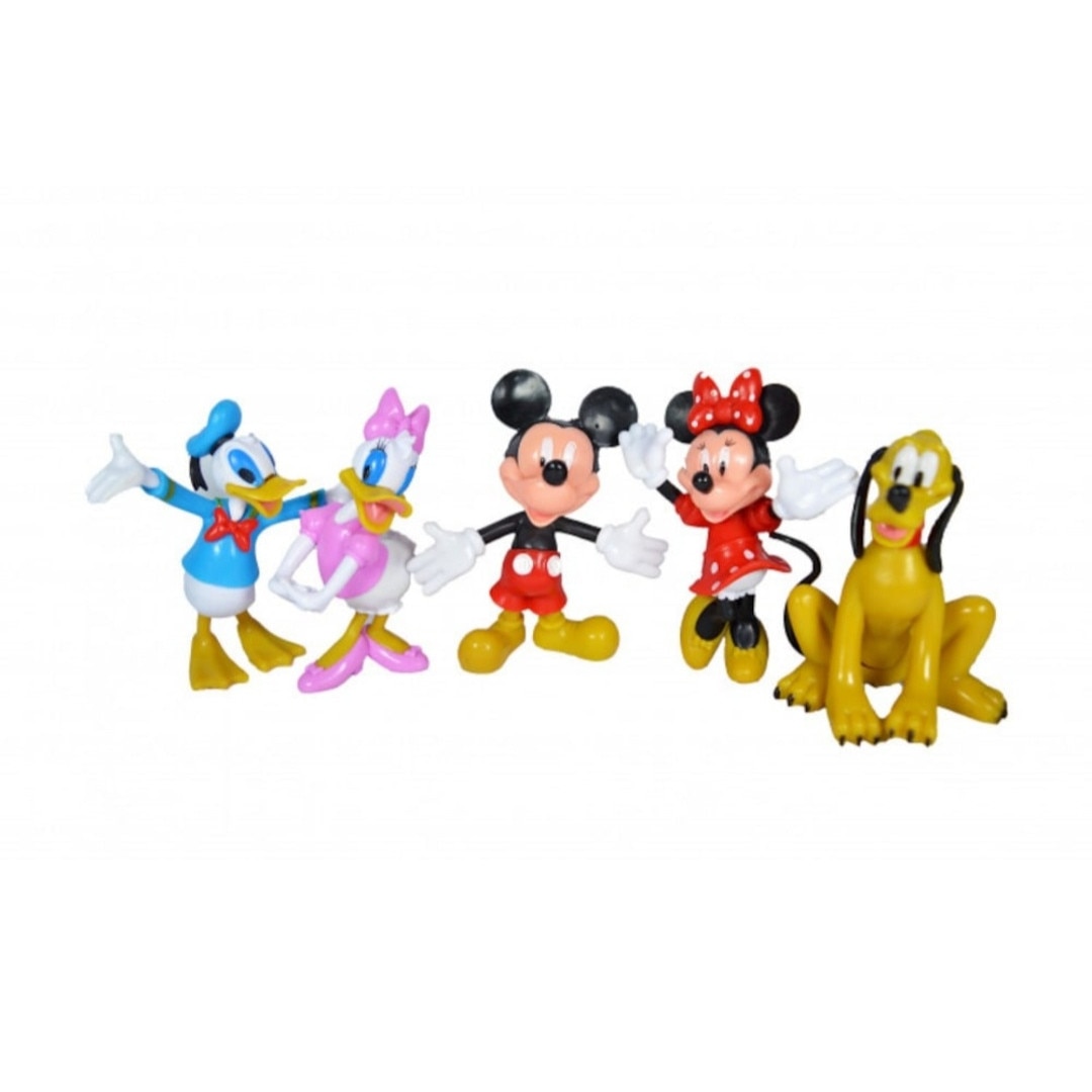 Set 5 Figurine Mickey Mouse, Club House, Tnagora®, 10 cm - eMAG.ro