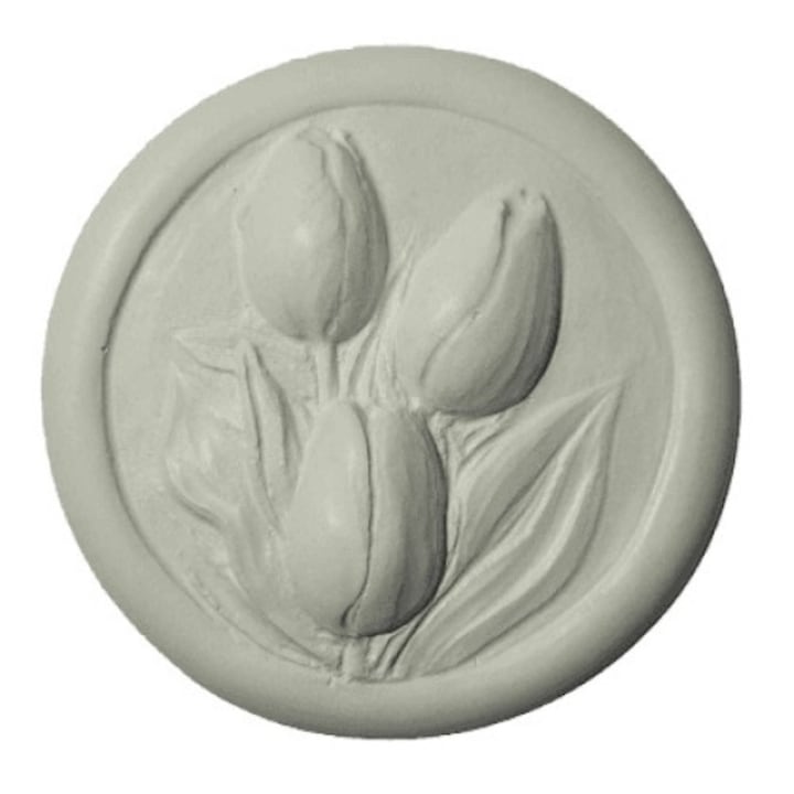 Figurina ipsos pentru pictat "Tablou lalele" 15 CM