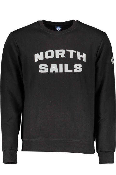 Мъжка блуза, NORTH SAILS, 80% памук, 20% полиестер, черна, 902417-000, Черен