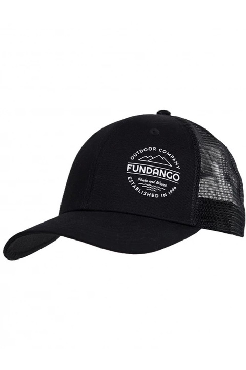 Fundango Amos Truck Driver Hat Sapka, Fekete, állítható méret