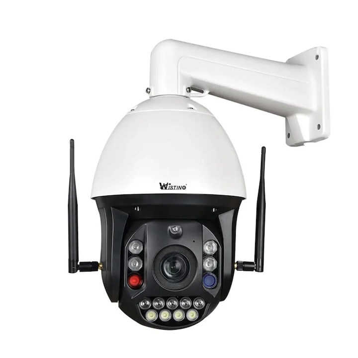 Камера за наблюдение 4G 4K Ultra HD 99X Optical ZOOM, 360 ротация от приложение, IP 66 водоустойчивост, карта с памет 128 GB - 4G (SIM карта)
