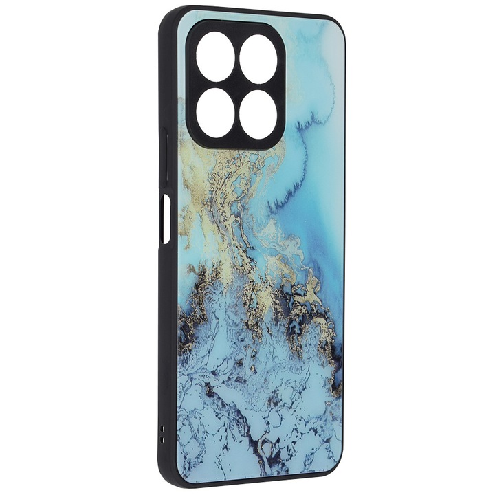 Кейс за Honor X8a - Techsuit Glaze Series - Blue Ocean