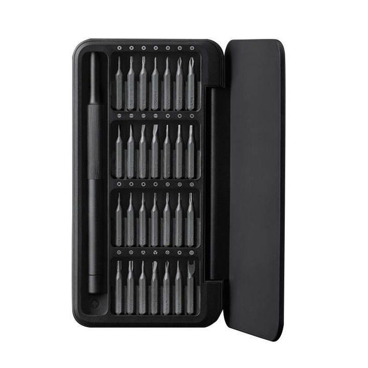 Комплект прецизни отвертки Hoto QWLSD009, 28 в 1, черен