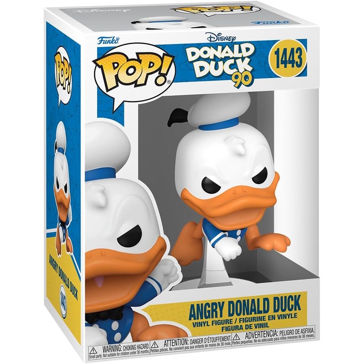 Figurina - Pop! Disney - Angry Donald Duck, Multicolor, 8.5 cm
