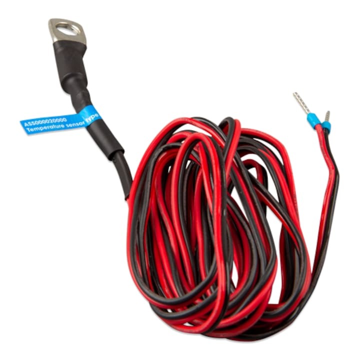 Senzor Temperatura Tip C, Victron Energy, Pentru Invertor RS Smart Solar, Monitorizare Precisa A Bateriei, Protectie La Supraincalzire, Instalare Si Integrare Usoara, Creste Durata De Viata Si Siguranta, Negru