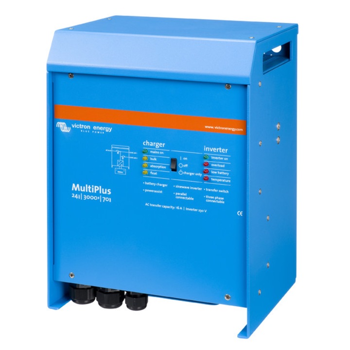 Invertor cu charger 24V 3000W Victron Energy MultiPlus 24/3000/70-16