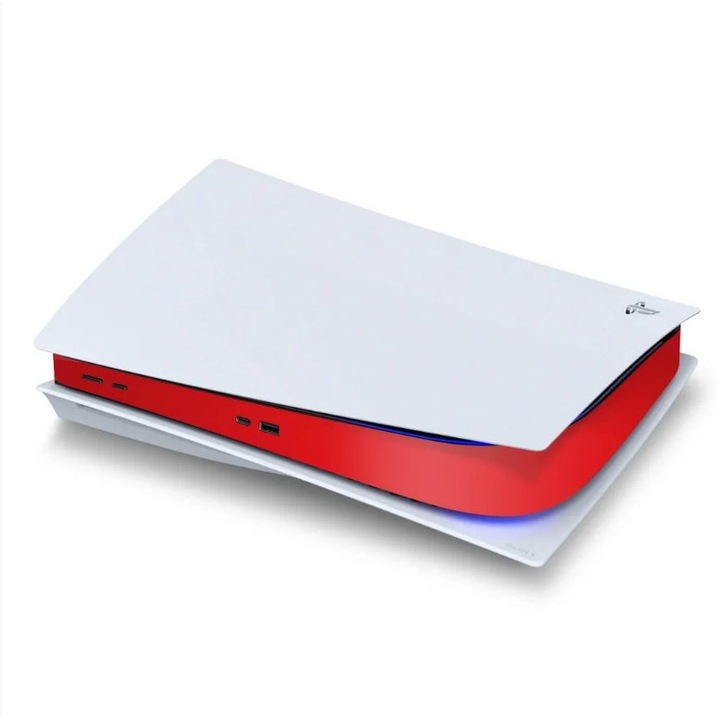 Folie Skin pentru Panou Central Sony PlayStation 5, Rosu