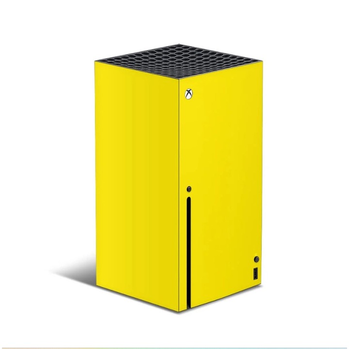 Folie Skin pentru Microsoft Xbox Series X, Galben