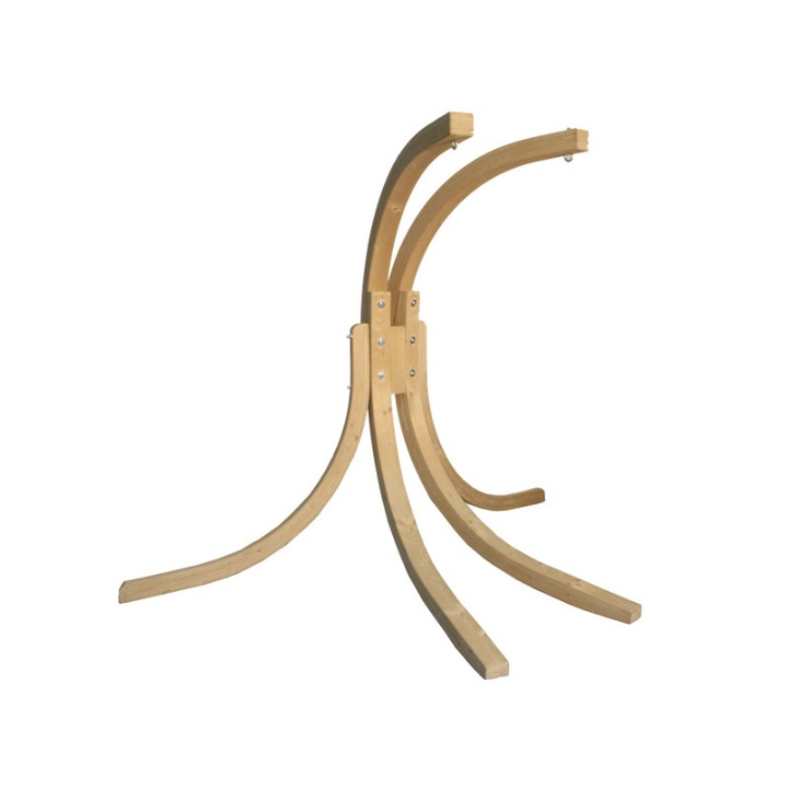 Suport din lemn pentru un scaun suspendat pentru doua persoane, SwingPod XL stojak, molid 01