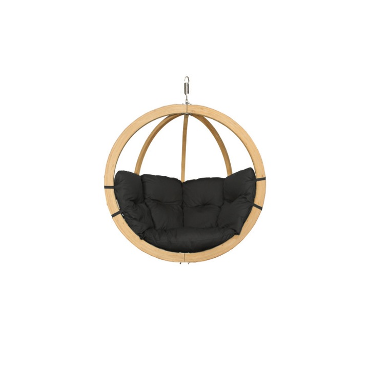 Fotoliu suspendat pentru o persoana, SwingPod, grafit 02