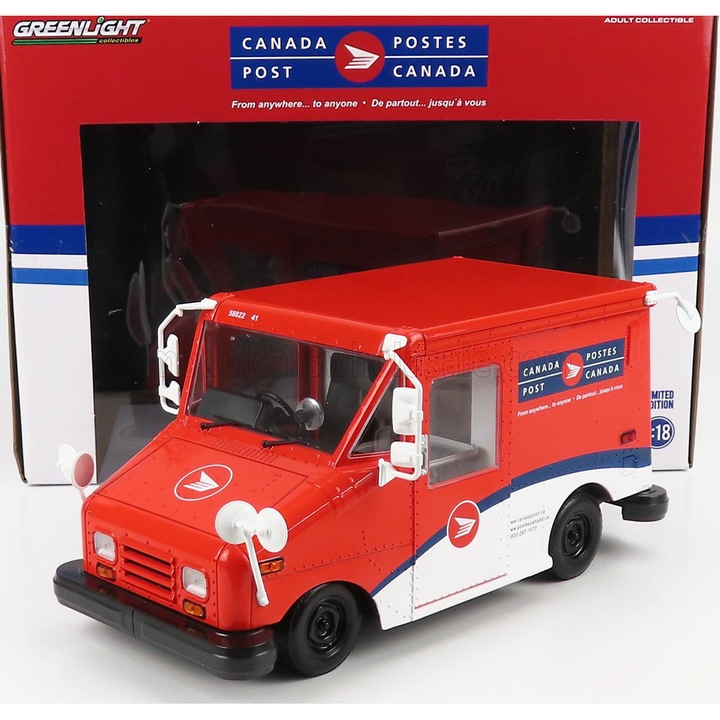 Macheta Canada Post LLV rosu/alb - 1/18 Greenlight