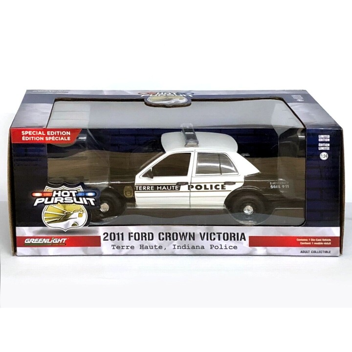 Macheta Ford Crown Victoria 2011 Indiana Police - 1/24 Greenlight