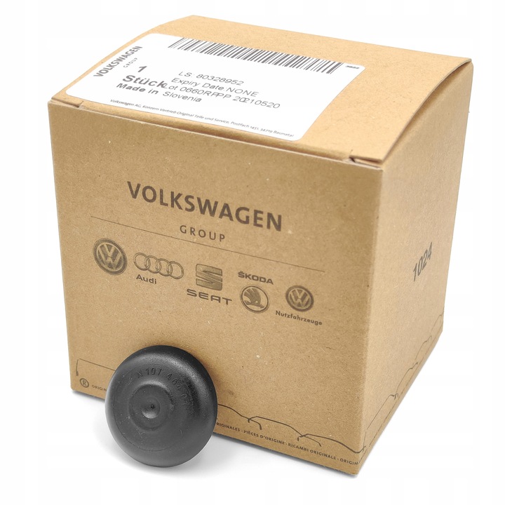Kipufogószelep-fedél membrán, kompatibilis Volkswagen, Audi, Seat, Skoda modellekkel, 29 mm, N10746401, Gumi, Fekete