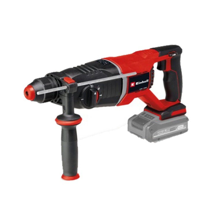 Перфоратор Einhell Professional TP-HD 18/26 D Li BL - Solo 18V, Акумулаторен, 1150 об/мин, Сила на удара 2.6J, Пробиване в бетон 26 мм, Без батерия/зарядно устройство