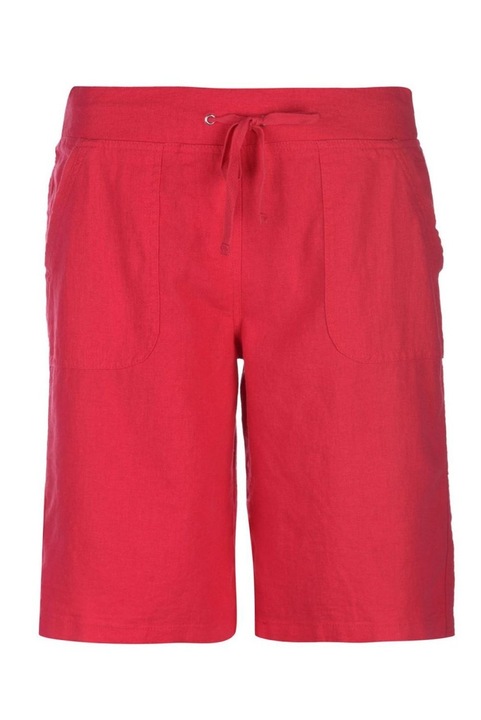 Pantaloni dama Full Circle Linen Shorts, Ciklam