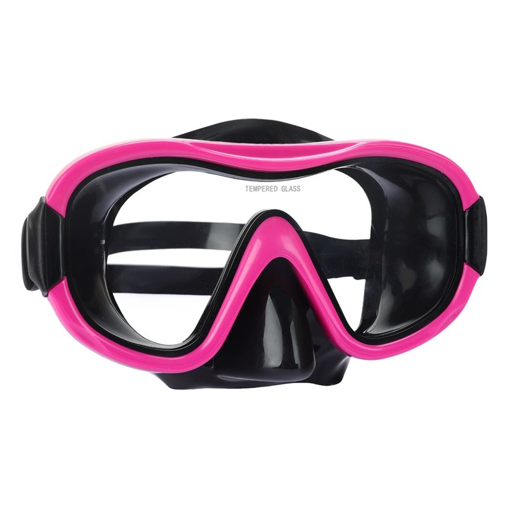Маска за плуване 12 години+, светло розова